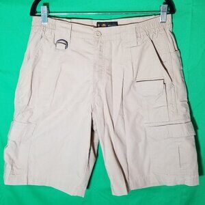 LA Police Gear Guardian Tan Cargo Short Men 32 Law Enforcement Tactical Sheriff